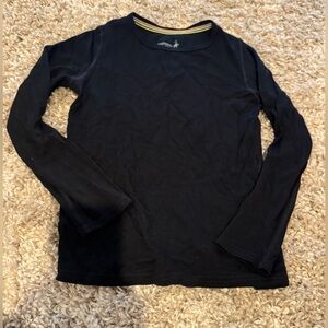 Smartwool Kids' Classic Thermal Merino Base Layer Crew. Worn once Black Large